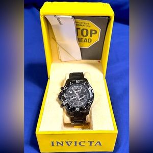 Invicta Specialty (6412) Gunmetal Black Men's Wristwatch